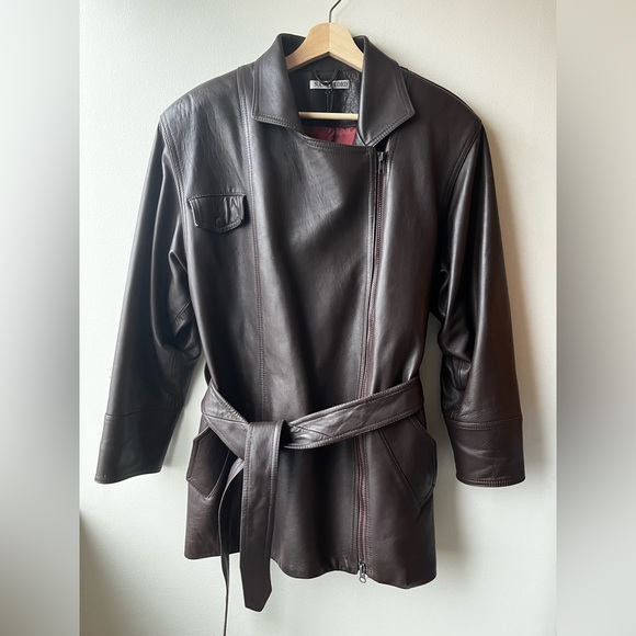 Vintage Designer Nancy Lord Leather Jacket - Picture 3 of 11